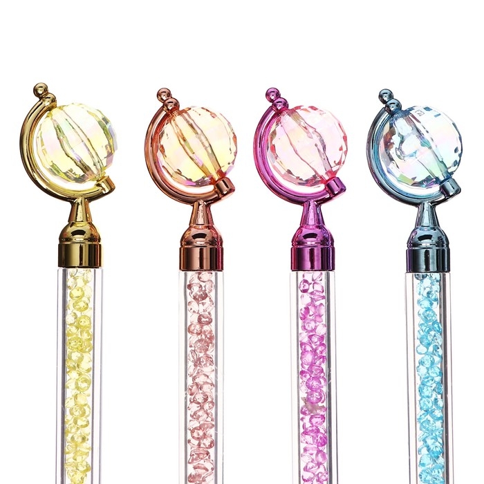 Ручка шариковая-прикол Calligrata Ручка шариковая-прикол Calligrata "Глобус", микс