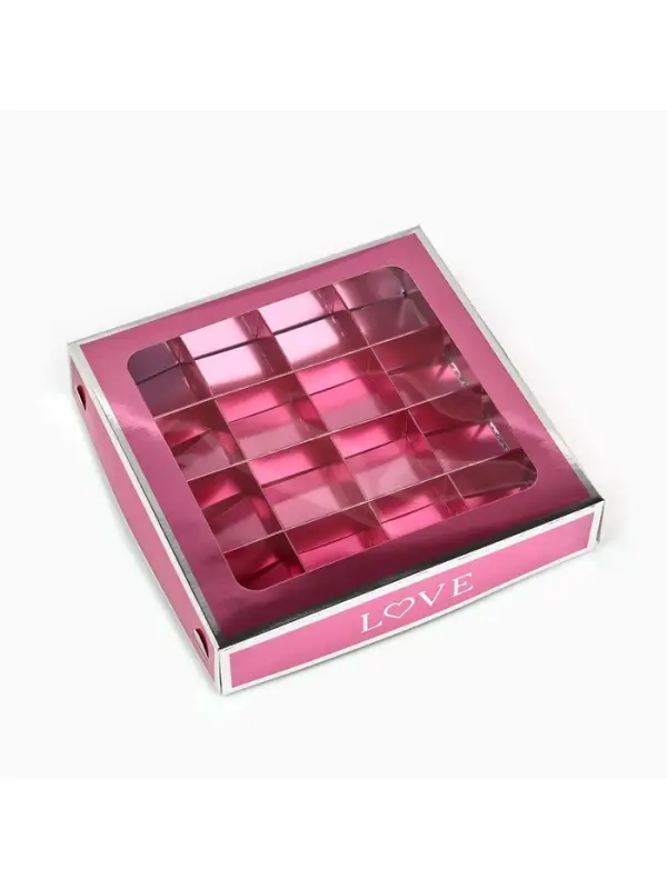 Коробка для конфет &laquo;Любовь&raquo;, 18.5&times;18.5&times;3.5 см