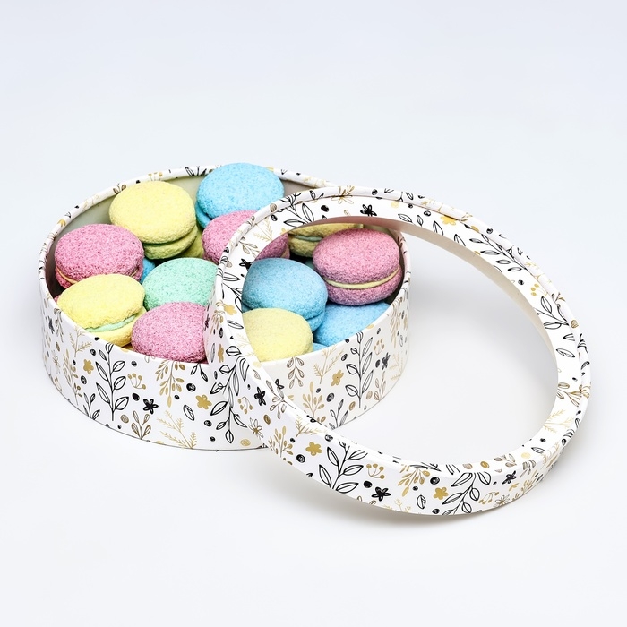 Коробка  Коробка "Мини цветочки", завальцованная, 20 х 6 см