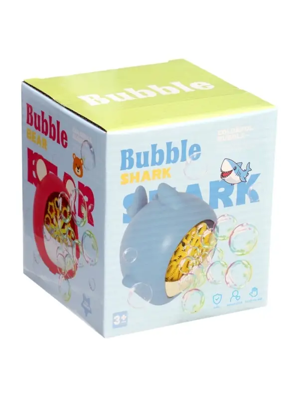 Генератор мыльных пузырей &laquo;Лягушка&raquo;, работает от батареек, цвет зелёный