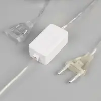 Гирлянда &laquo;Нить&raquo; 4.5 м с насадками &laquo;Цветочные шары&raquo;, IP20, прозрачная нить, 15 LED, свечение белое, 220 В