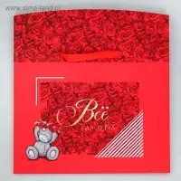 Пакет-коробка, 20x28x13 см &laquo;Всё для тебя&raquo;, упаковка, Me To You