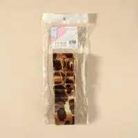 Ручка для сумки &laquo;Орнамент леопард&raquo;, стропа, с карабинами, 139 &plusmn; 3&times;3.8 см, цвет коричневый
