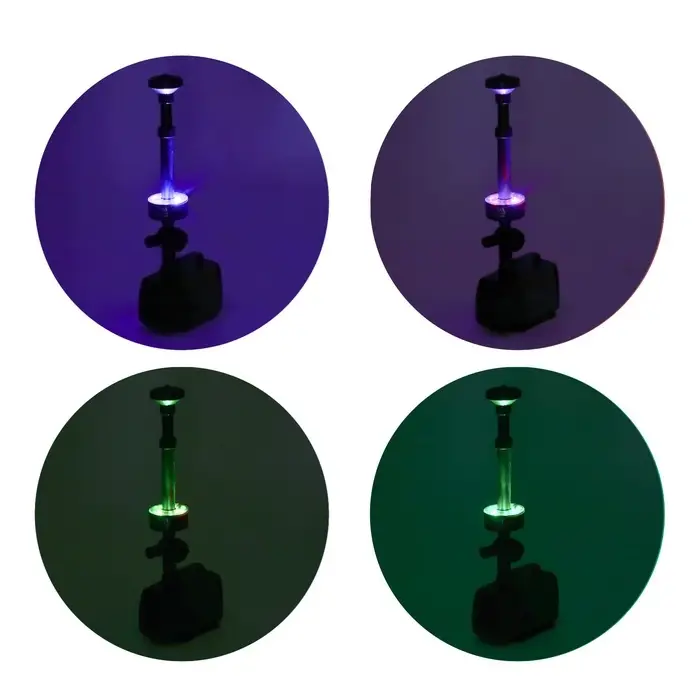 Фонтан садовый с подсветкой LED-3800FP, 40 Вт, h=2 м, 2000 л/ч, 15 LED-ламп