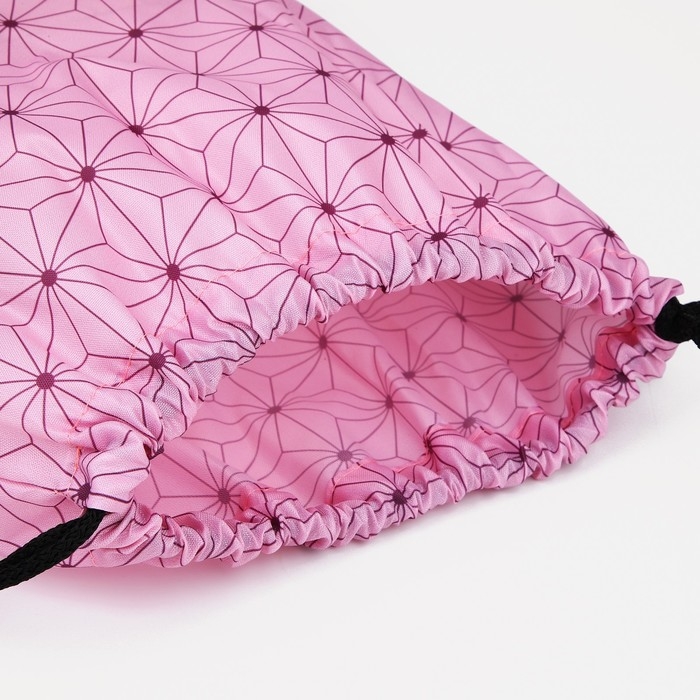 Мешок для обуви на шнурке, цвет розовый Мешок для обуви на шнурке, цвет розовый