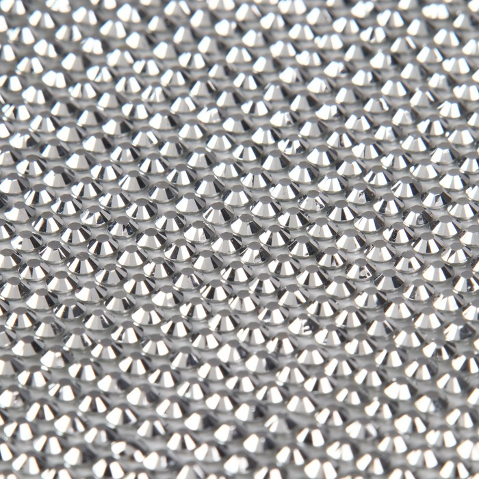 Стразы термоклеевые на листе, d = 3 мм, 40 × 24 см, цвет серебряный Стразы термоклеевые на листе, d = 3 мм, 40 × 24 см, цвет серебряный