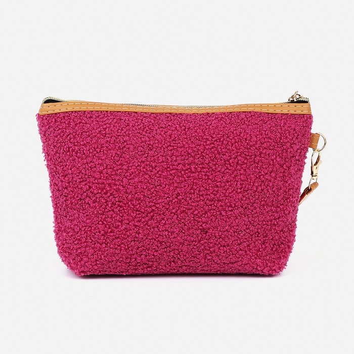 Косметичка на молнии, цвет малиновый Косметичка на молнии, цвет малиновый