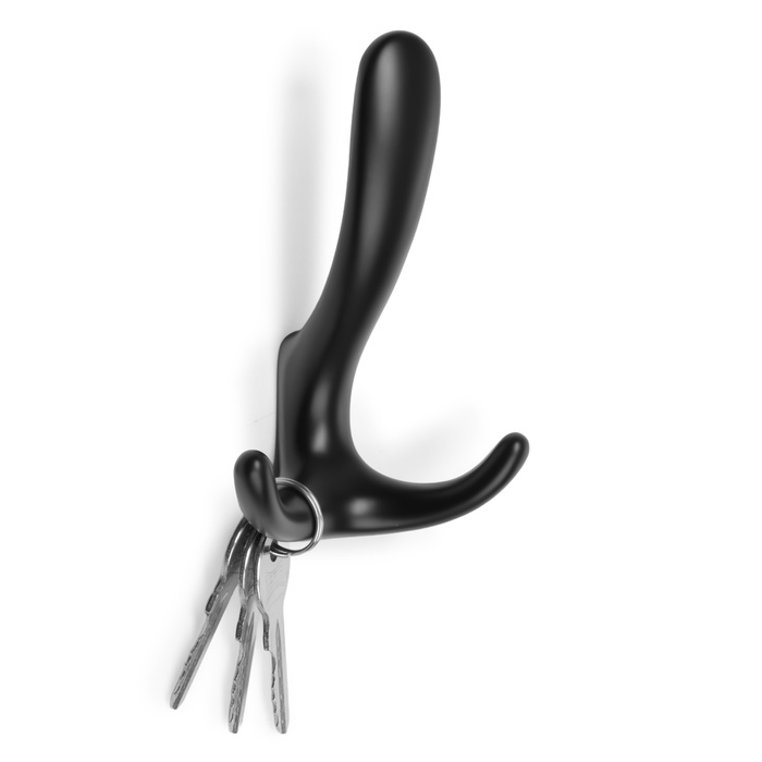 Крючок мебельный CAPPIO HOOK, трехрожковый, черный Крючок мебельный CAPPIO HOOK, трехрожковый, черный