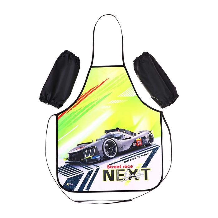 Фартук для труда + нарукавники, 535 х 445/240 х 145 мм, размер M (рост 122-158), ФН 41-20 Фартук для труда + нарукавники, 535 х 445/240 х 145 мм, размер M (рост 122-158), ФН 41-20 "Energy auto"