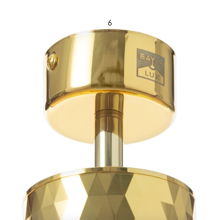 Спот Спот "Андри" GU10 золото 7,5х7,5х20 см