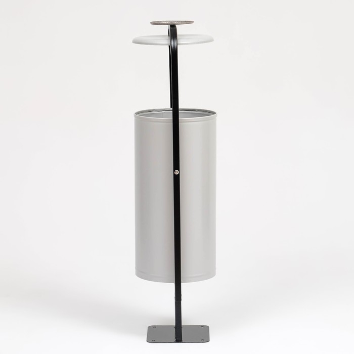 Урна уличная «Сатурн» 28 л, 104 х 31 х 26,5 см, серая, бак 0,6 мм Урна уличная «Сатурн» 28 л, 104 х 31 х 26,5 см, серая, бак 0,6 мм