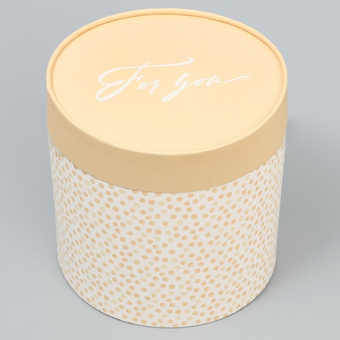 Набор шляпных коробок 2 в 1, упаковка подарочная, «Точки», 13 х 13 см, 16 х 16 см Набор шляпных коробок 2 в 1, упаковка подарочная, «Точки», 13 х 13 см, 16 х 16 см