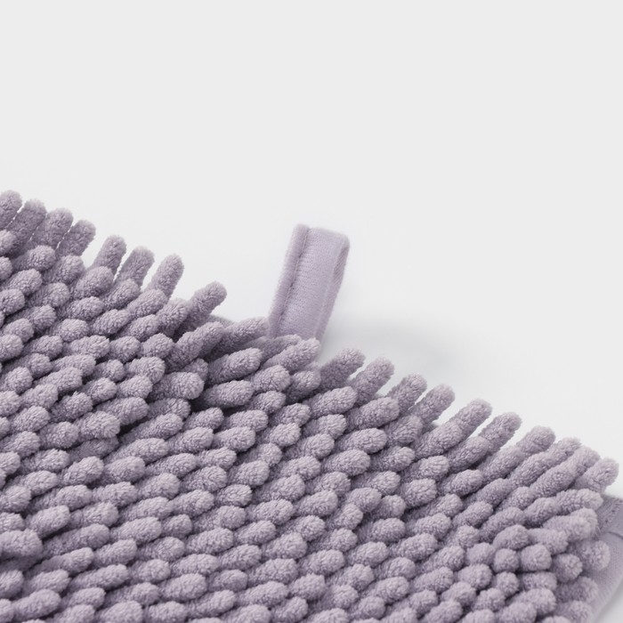 Коврик для дома LaDо́m, букли, ворс 2,5 см, плотность 1400 г, 50×80 см, цвет сиреневый Коврик для дома LaDо́m, букли, ворс 2,5 см, плотность 1400 г, 50×80 см, цвет сиреневый