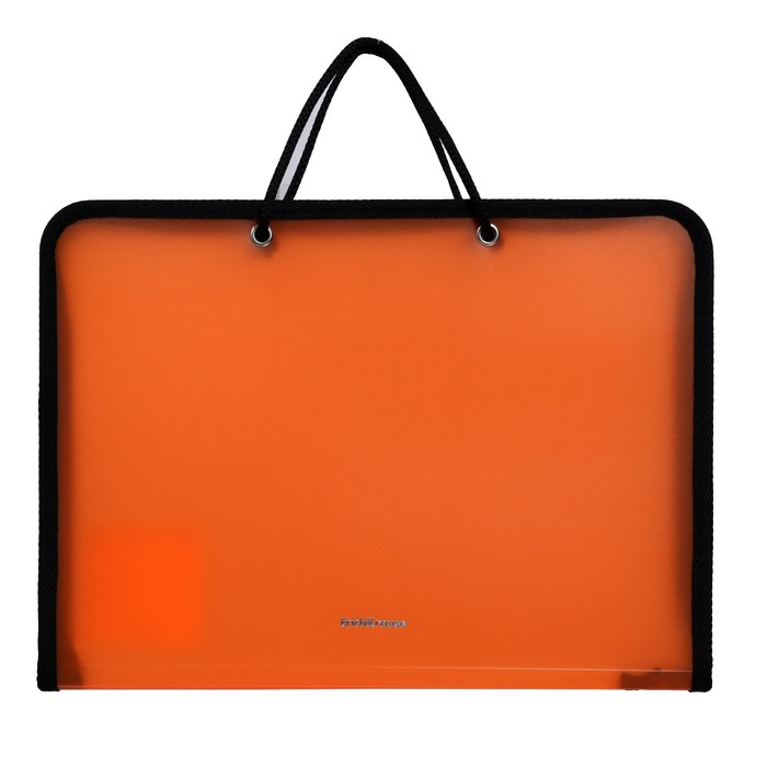 Папка с ручками А4, 327 х 228 х 30 мм, ErichKrause Папка с ручками А4, 327 х 228 х 30 мм, ErichKrause "Matt Neon", 600 мкм, молния вокруг, микс