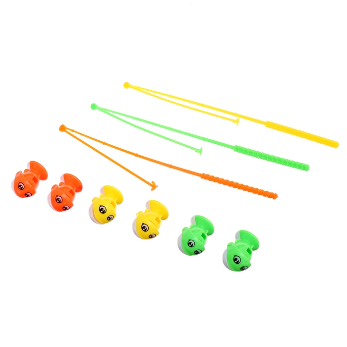 Рыбалка «Путешествие черепашки», 12 рыбок, цвета МИКС Рыбалка «Путешествие черепашки», 12 рыбок, цвета МИКС