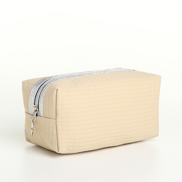 Косметичка на молнии, цвет бежевый Косметичка на молнии, цвет бежевый