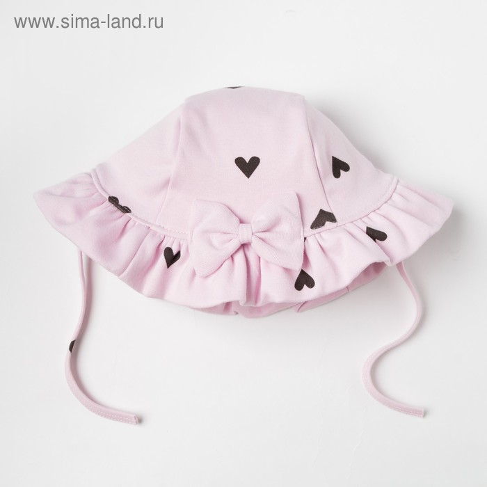 Панамка Крошка Я Панамка Крошка Я "Сердечки", розовый, р.44