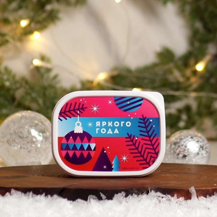 Новый год. Подарочный набор «Сияй в новом году»: термостакан 350 мл., ланч-бокс 500 мл