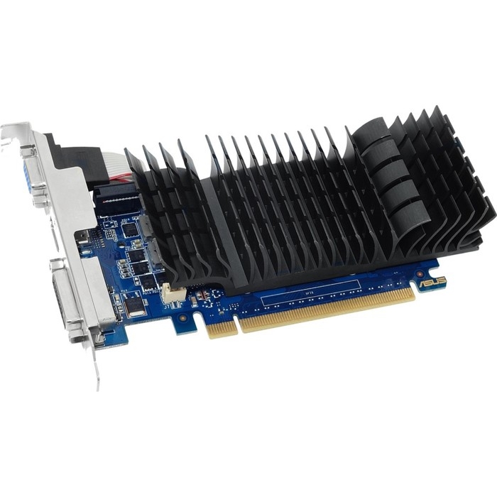 Видеокарта ASUS GEFORCE  GT730-SL-2GD5-BRK, 2 Гб, 64bit, GDDR5, DVI, HDMI, VGA Видеокарта ASUS GEFORCE  GT730-SL-2GD5-BRK, 2 Гб, 64bit, GDDR5, DVI, HDMI, VGA