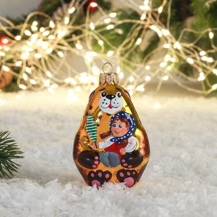 Ёлочная игрушка Ёлочная игрушка "Маша и медведь" 10 см