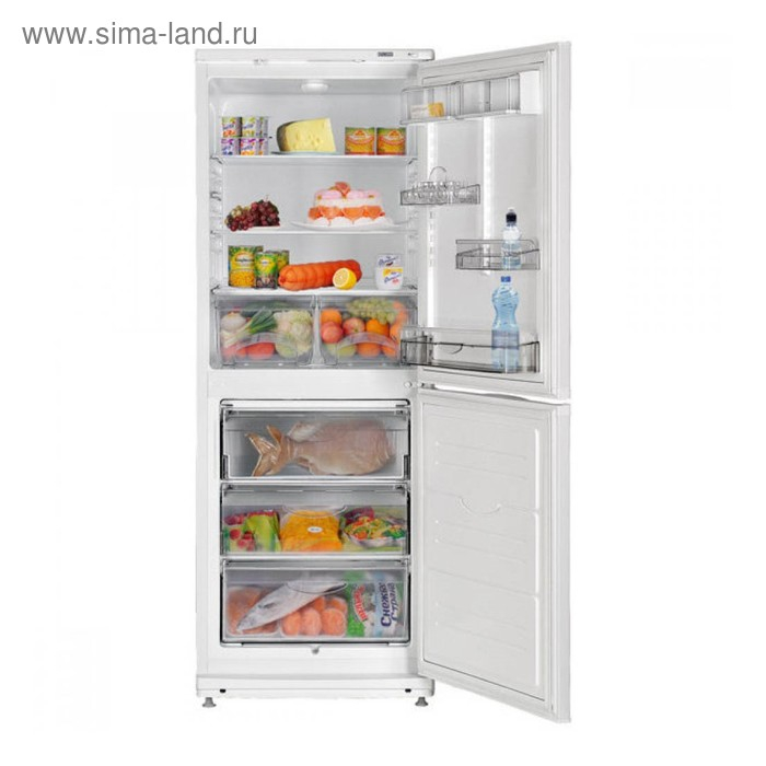 Холодильник ATLANT XM-4010-022, двухкамерный, класс А, 283 л, белый