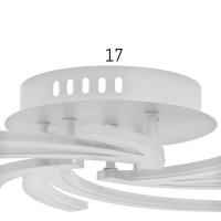 Люстра с ПДУ 59114/3 LED 72Вт 3000-6000К диммер белый 50х50х6 см BayerLux