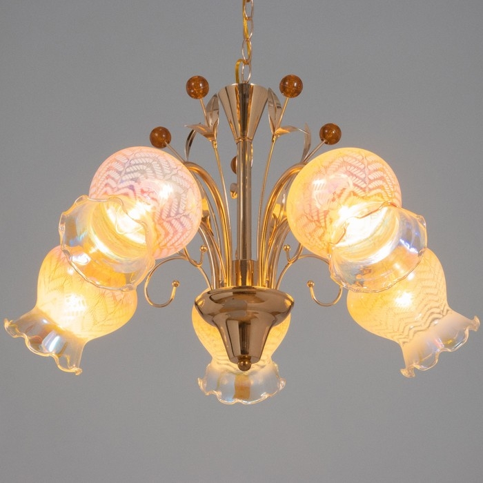 Люстра Люстра "Глори" 5х40Вт Е27 Золото МОДЕЛЬ: 2600545