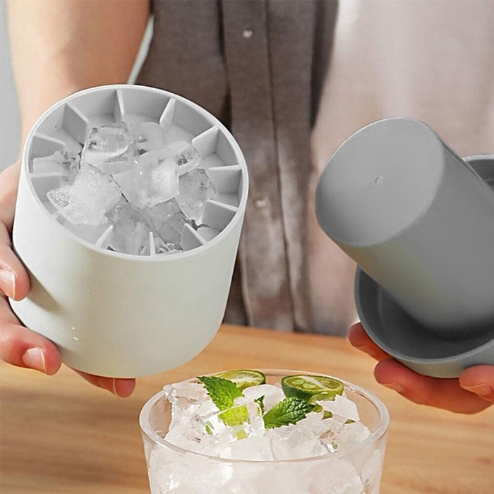 Форма для льда Доляна, 9×8 см, цвет белый/серый Форма для льда Доляна, 9×8 см, цвет белый/серый