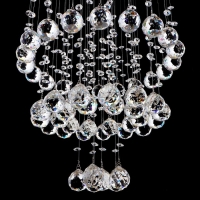 Светильник каскад Илария GU10 5Вт хром 40х40х70 см BayerLux