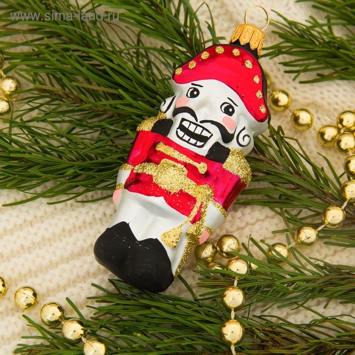 Ёлочная игрушка Ёлочная игрушка "Щёлкунчик" h-11 см