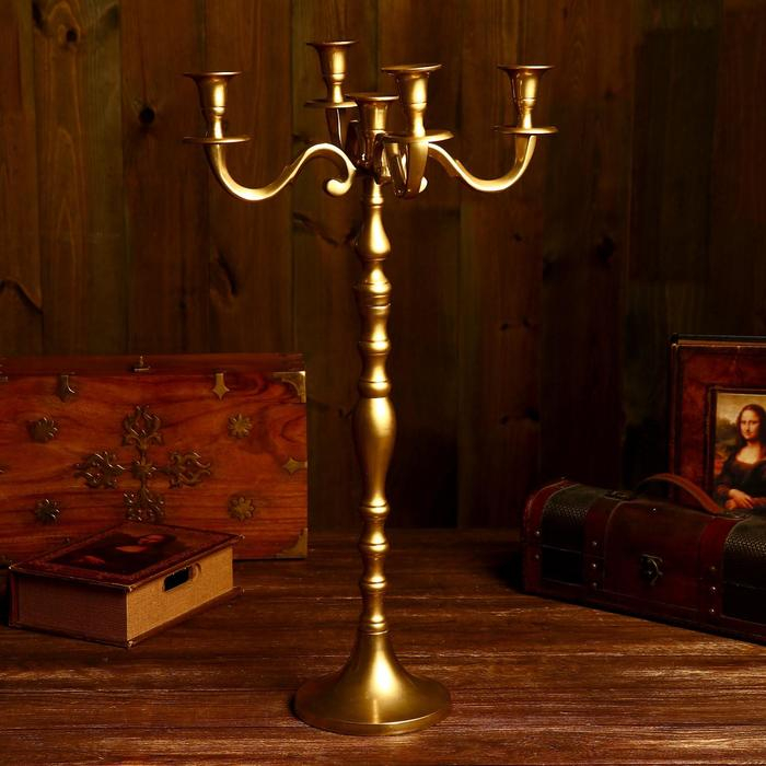 Подсвечник Подсвечник "Узоры" на 5 свечей 37х37х58 см