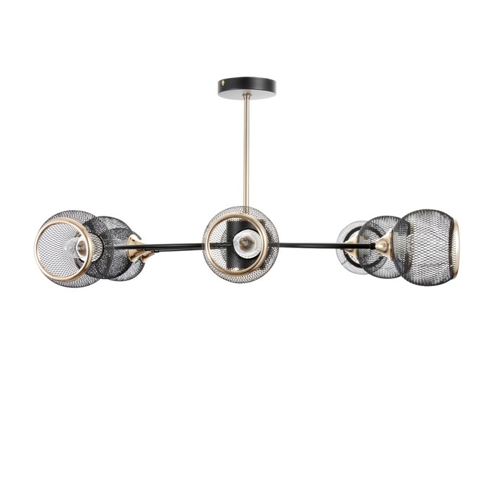 Люстра Люстра "Круэлла" 8хЕ27 40Вт черный 95х95х43см BayerLux