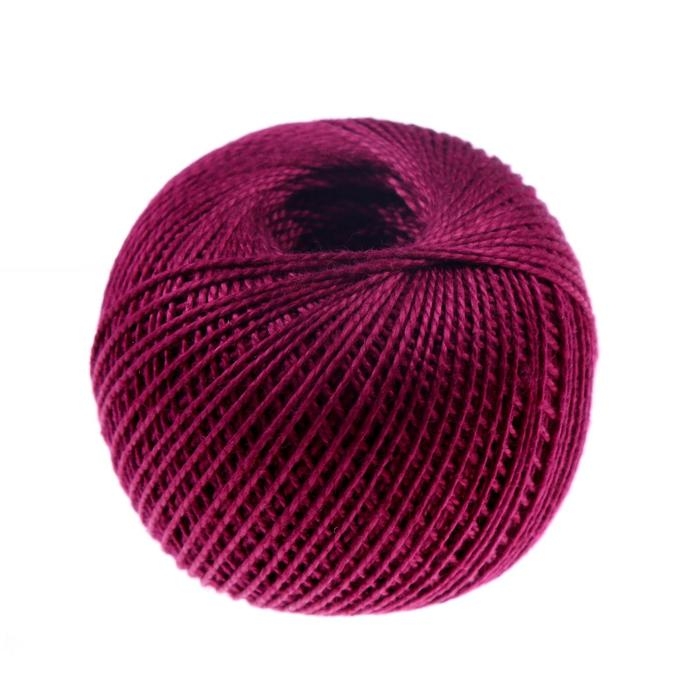 Нитки вязальные "Ирис" 150м/25гр 100% мерсеризованный хлопок цвет 1206