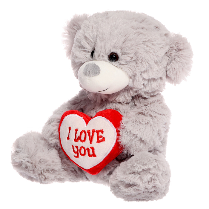 Мягкая игрушка «Мишка Очаровашка с сердцем», 23 см