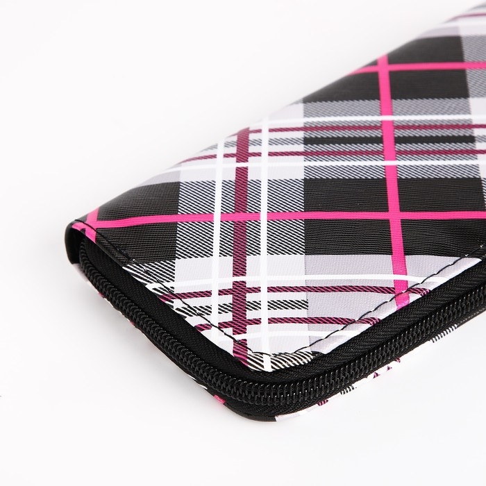 Кошелёк женский на молнии, цвет чёрный Кошелёк женский на молнии, цвет чёрный