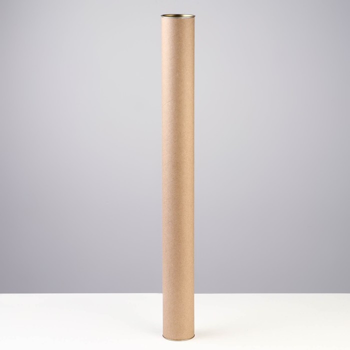 Тубус 63х670 мм (650 мм внутренняя высота),плотный картон, металлическая крышка Тубус 63х670 мм (650 мм внутренняя высота),плотный картон, металлическая крышка