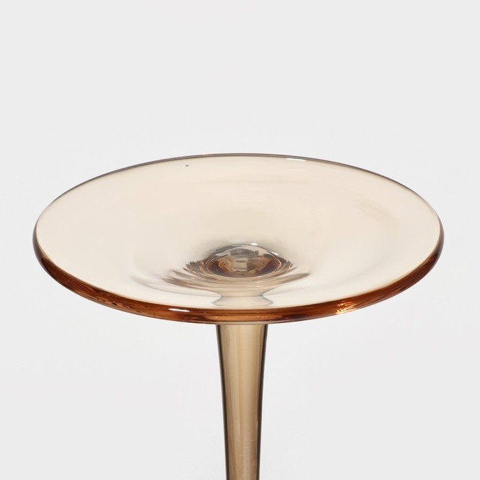 Набор бокалов для вина стеклянный Magistro «Иллюзия», 550 мл, 10×24 см, 2 шт, цвет бронзовый Набор бокалов для вина стеклянный Magistro «Иллюзия», 550 мл, 10×24 см, 2 шт, цвет бронзовый