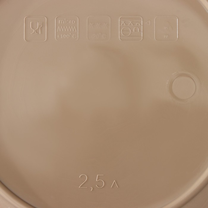 Салатник с крышкой «Galaxy», 2,5 л, цвет микс