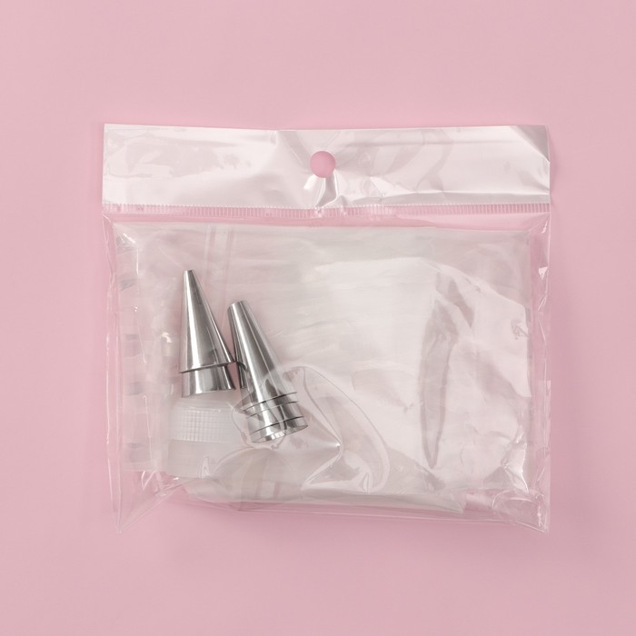 Набор кондитерский Доляна «Хоста», 8 предметов: 6 насадок, адаптер, мешок кондитерский 27×15 см, цвет МИКС Набор кондитерский Доляна «Хоста», 8 предметов: 6 насадок, адаптер, мешок кондитерский 27×15 см, цвет МИКС