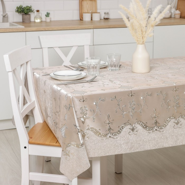 Клеёнка на стол «Ромбики», на тканевой основе, рулон 20 метров, ширина 137 см, толщина 0,25 мм Клеёнка на стол «Ромбики», на тканевой основе, рулон 20 метров, ширина 137 см, толщина 0,25 мм