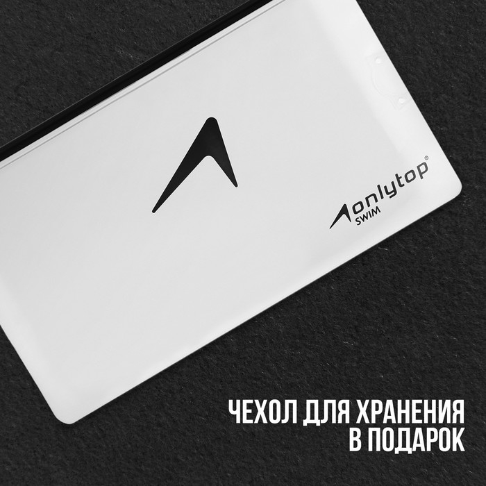 Шапочка для плавания ONLYTOP, тканевая, обхват 54-60 см, цвет чёрный Шапочка для плавания ONLYTOP, тканевая, обхват 54-60 см, цвет чёрный