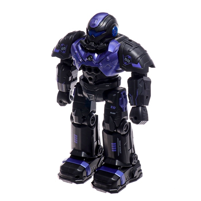 Радиоуправляемый робот «Герой», звуковые и световые эффекты, цвет фиолетовый