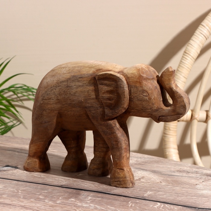 Сувенир Сувенир "Слоник" манговое дерево 24х8х20,5 см