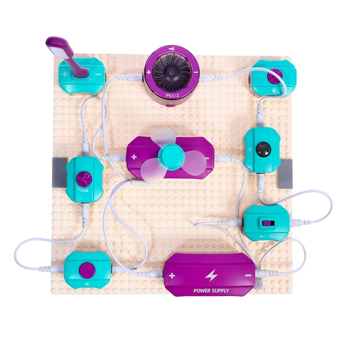 Электронный конструктор, 25 деталей, 48 схем Электронный конструктор, 25 деталей, 48 схем