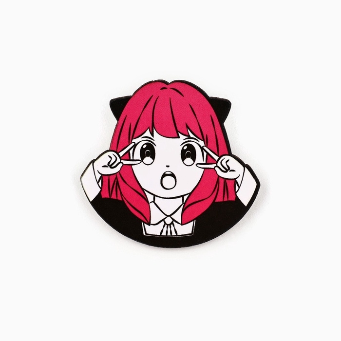 Значки деревянные «Аниме» в шоубоксе, 20 шт Значки деревянные «Аниме» в шоубоксе, 20 шт