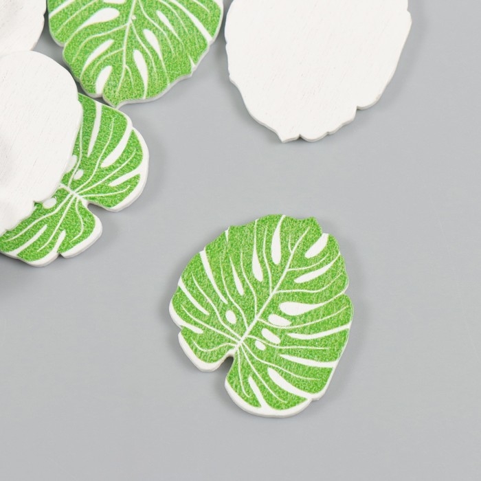 Декор для творчества дерево Декор для творчества дерево "Пальмовые листья" набор 20 шт 2,5х2,8 см