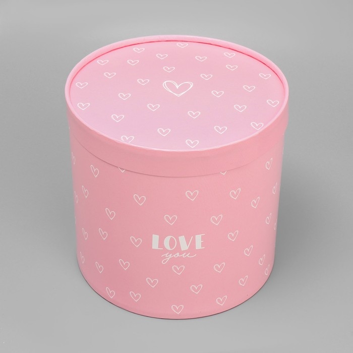 Набор шляпных коробок 4 в 1, упаковка подарочная, «Ромашки», 12 х 12 - 20 х 20 см