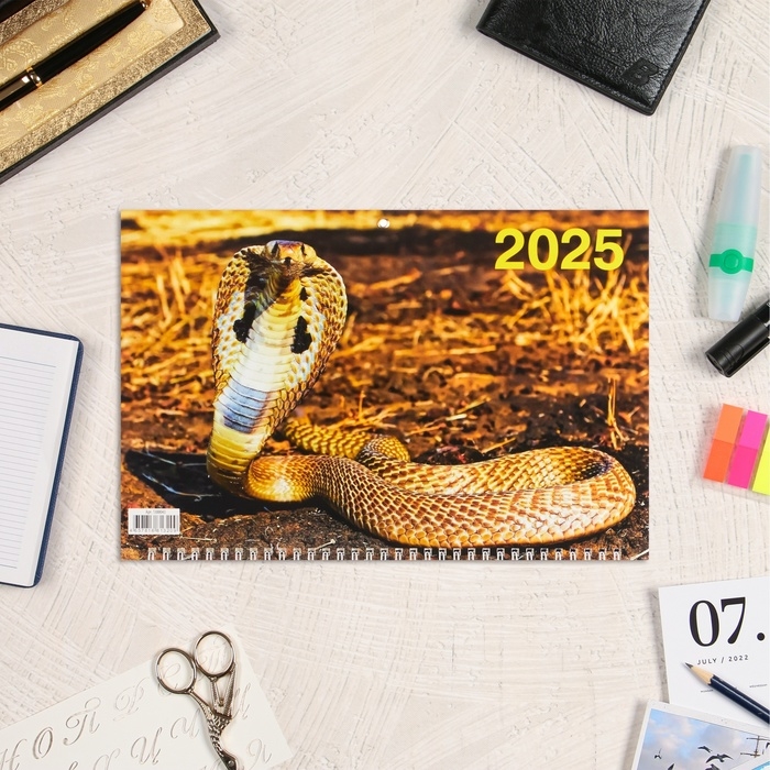 Календарь квартальный, трио "Символ года - 1"  2025, 69 х 31 см