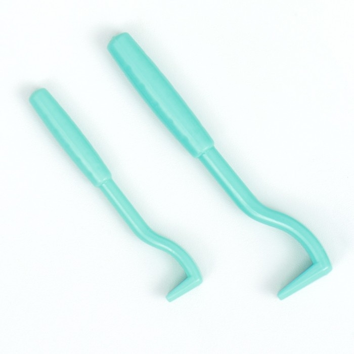 Набор выкручивателей для клещей, 2 размера, голубые Набор выкручивателей для клещей, 2 размера, голубые