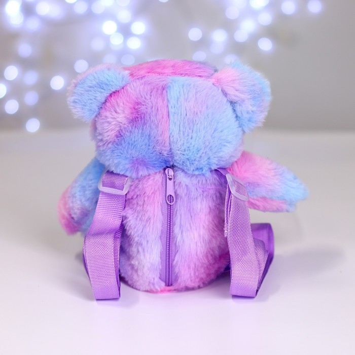 Рюкзак-игрушка детская для девочки  «Мишка», 25х10 см Рюкзак-игрушка детская для девочки  «Мишка», 25х10 см